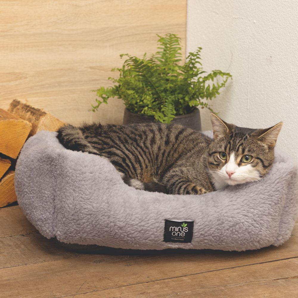 Beeztees Minus One Bettchen - 48 x 37 cm - Schlafplatz Bett Korb - Hund Katze