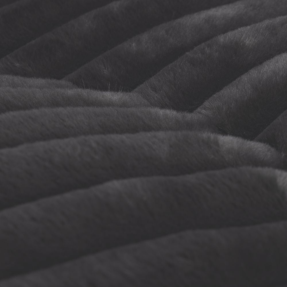 Designed by Lotte REZA - Hundebett rund - anthrazit - Hundekissen Schlafplatz