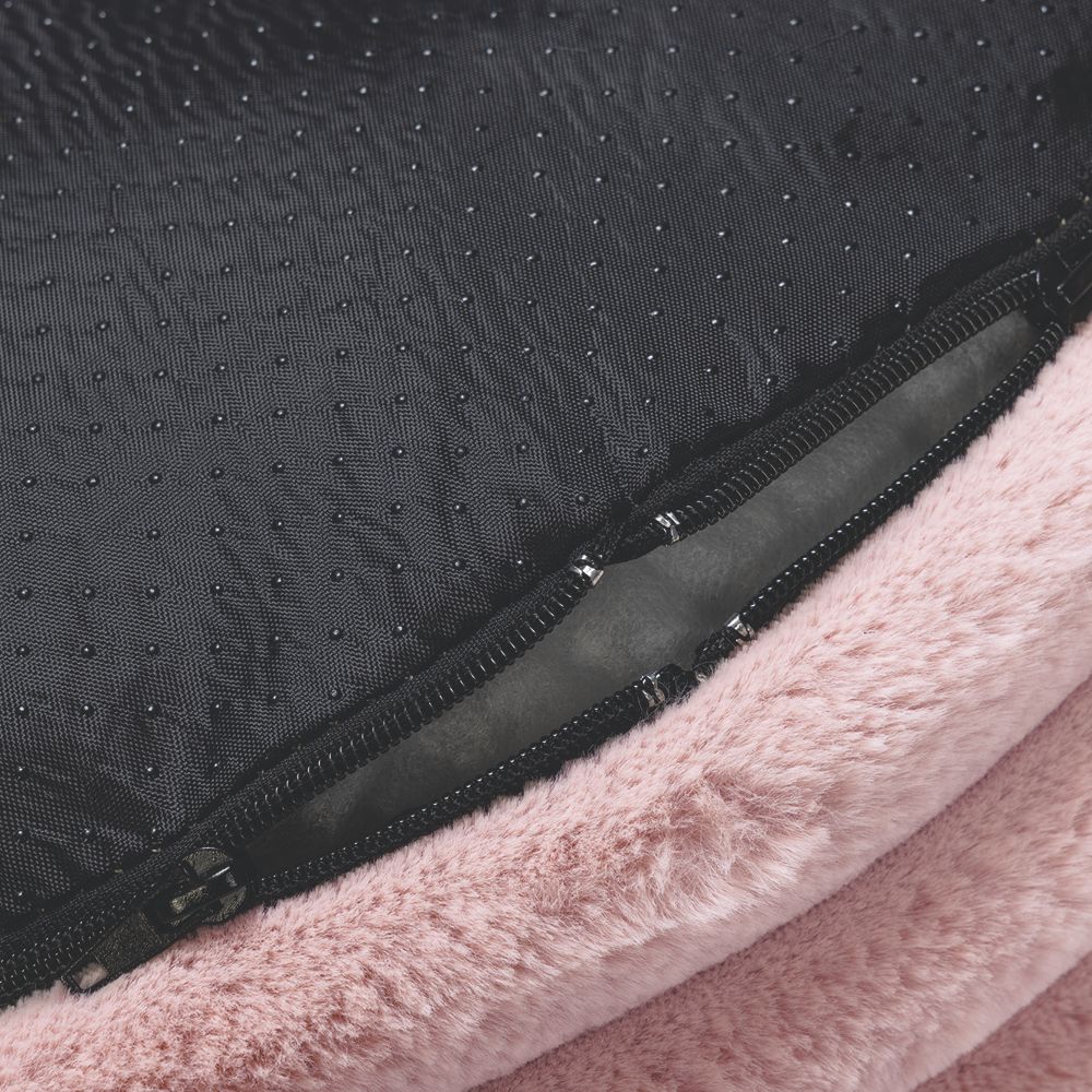 Designed by Lotte REZA - Hundebett rund - rosa - Hundekissen Schlafplatz