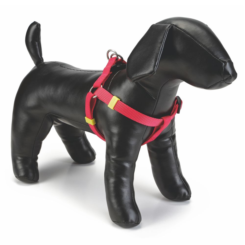 Beeztees Geschirr - XS/S/M - pink - Nylon Hundegeschirr Brustgeschirr