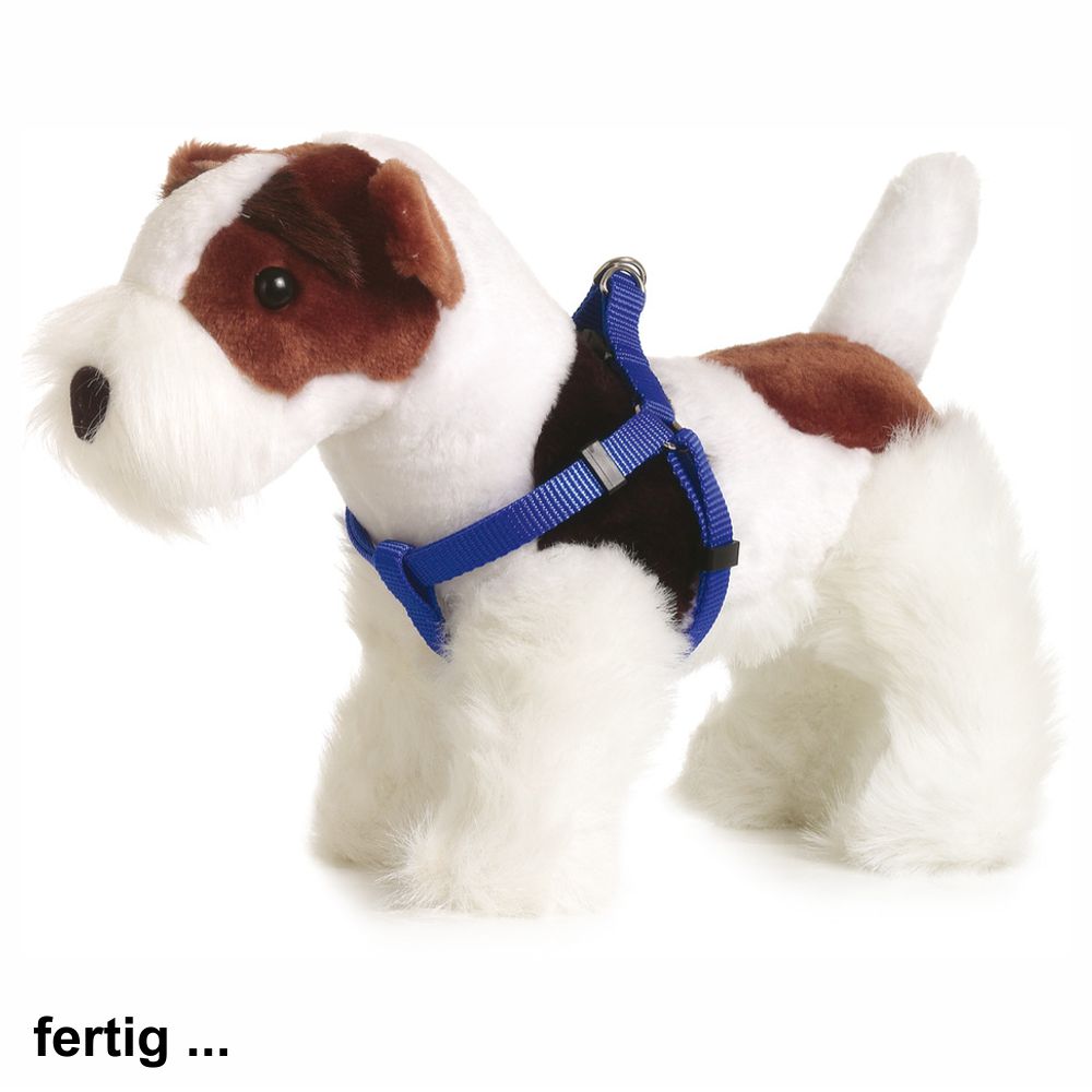 Beeztees Geschirr THUNDER - XS/S/M - schwarz - Nylon Hundegeschirr Brustgeschirr