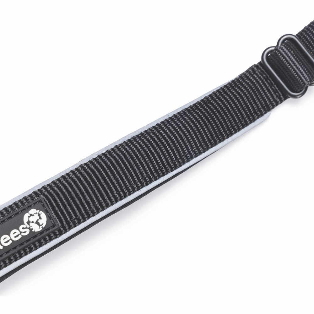 Beeztees Premium Sicherheitshalsband PARINCA - Nylon schwarz - LED Hundehalsband