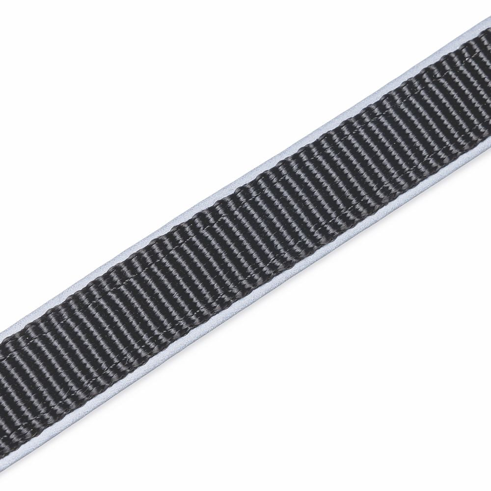 Beeztees Premium Sicherheitsleine PARINCA - Nylon schwarz - LED Hundeleine