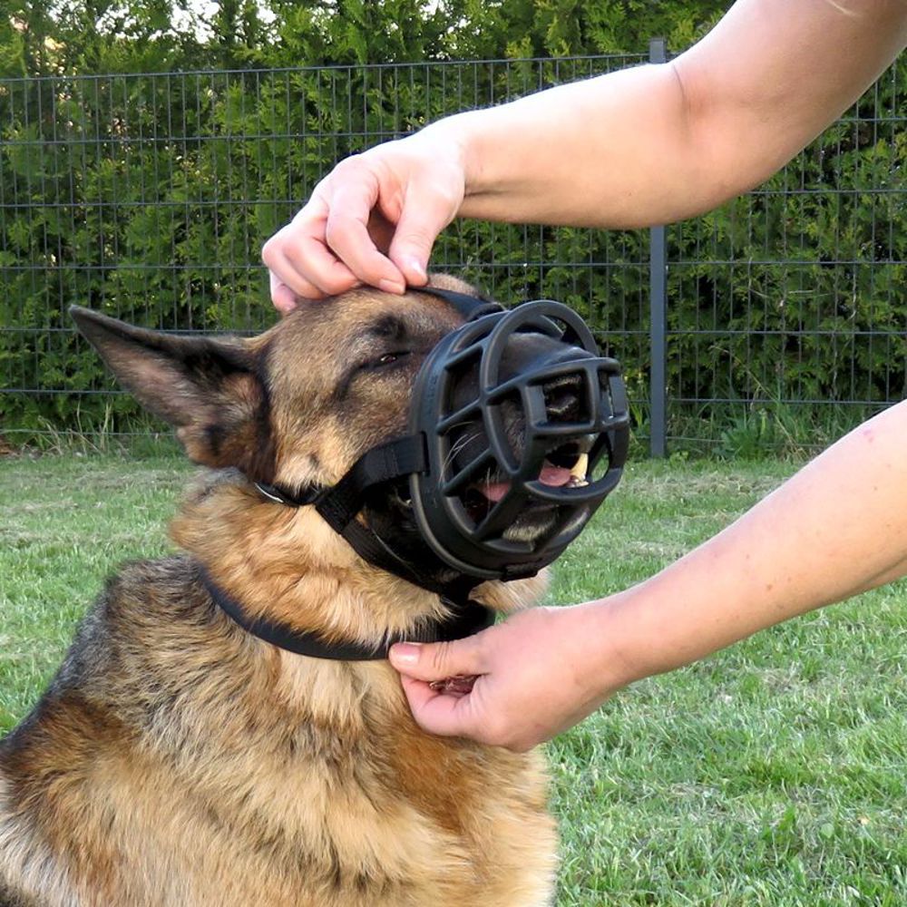 Maulkorb Baskerville Ultra Muzzle - Größe/Size 1 bis 6 - schwarz TPR-Kunststoff