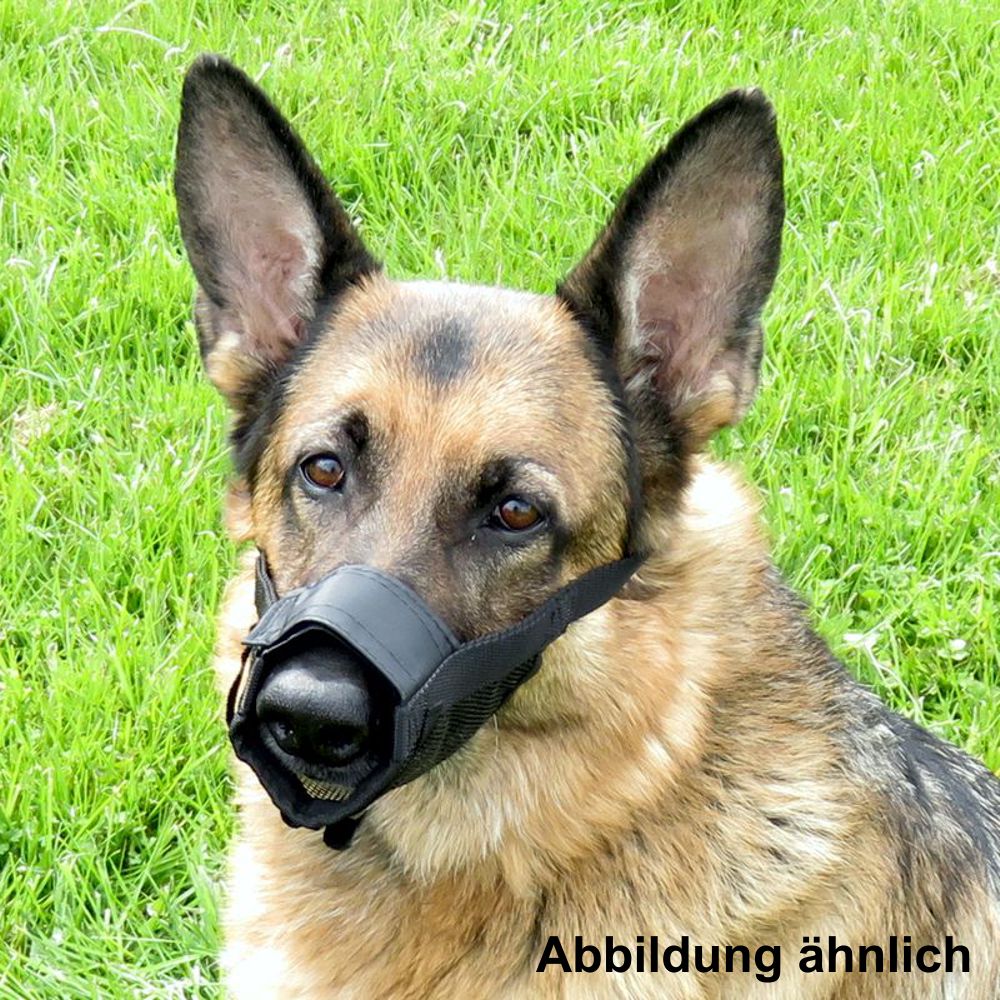 Beeztees Komfort-Maulkorb verstellbar - Größe S/M/L/XL/XXL - Nylon Hundemaulkorb