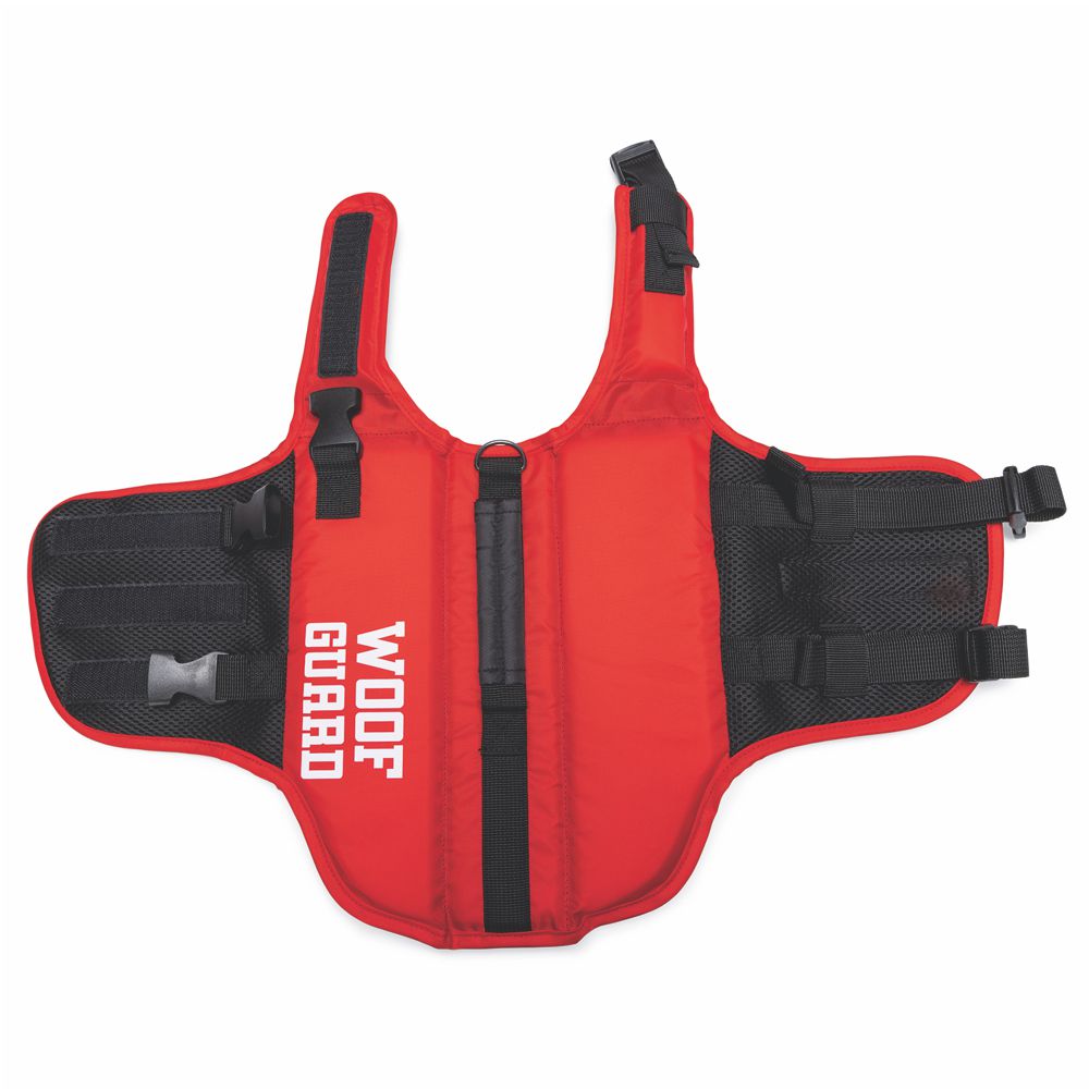 Beeztees Rettungsweste für Hunde - rot - 28-40 cm - Schwimmhilfe - Schwimmweste