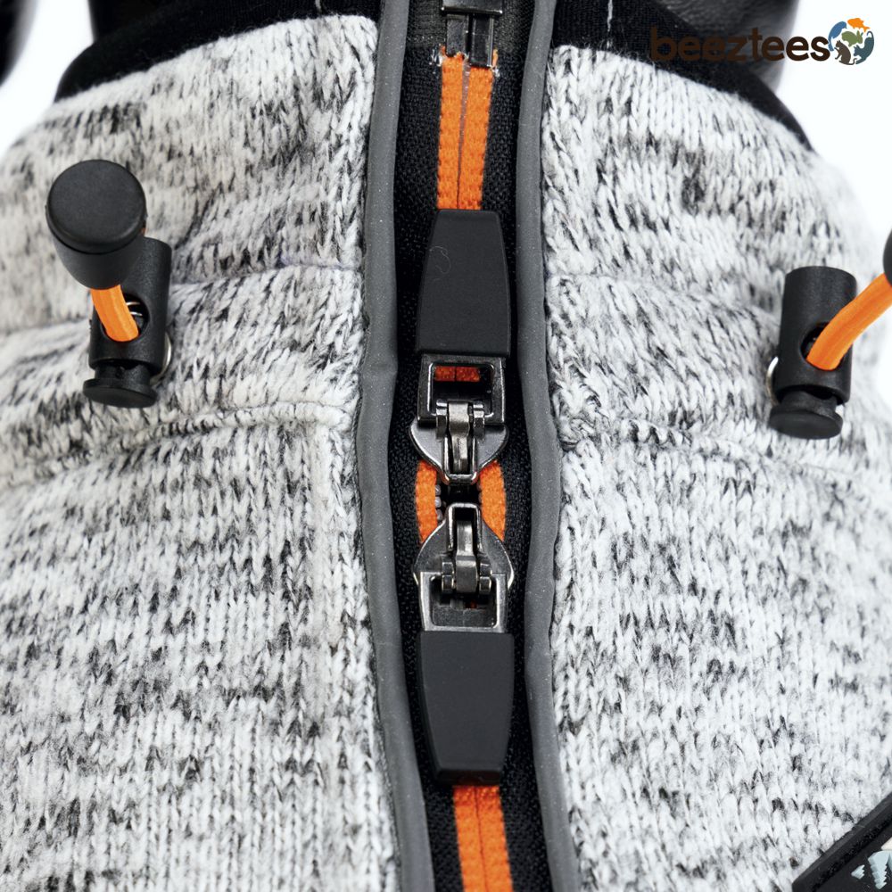 Beeztees Hundepullover CELIA - hellgrau - reflektierend - Sweater Hundemantel