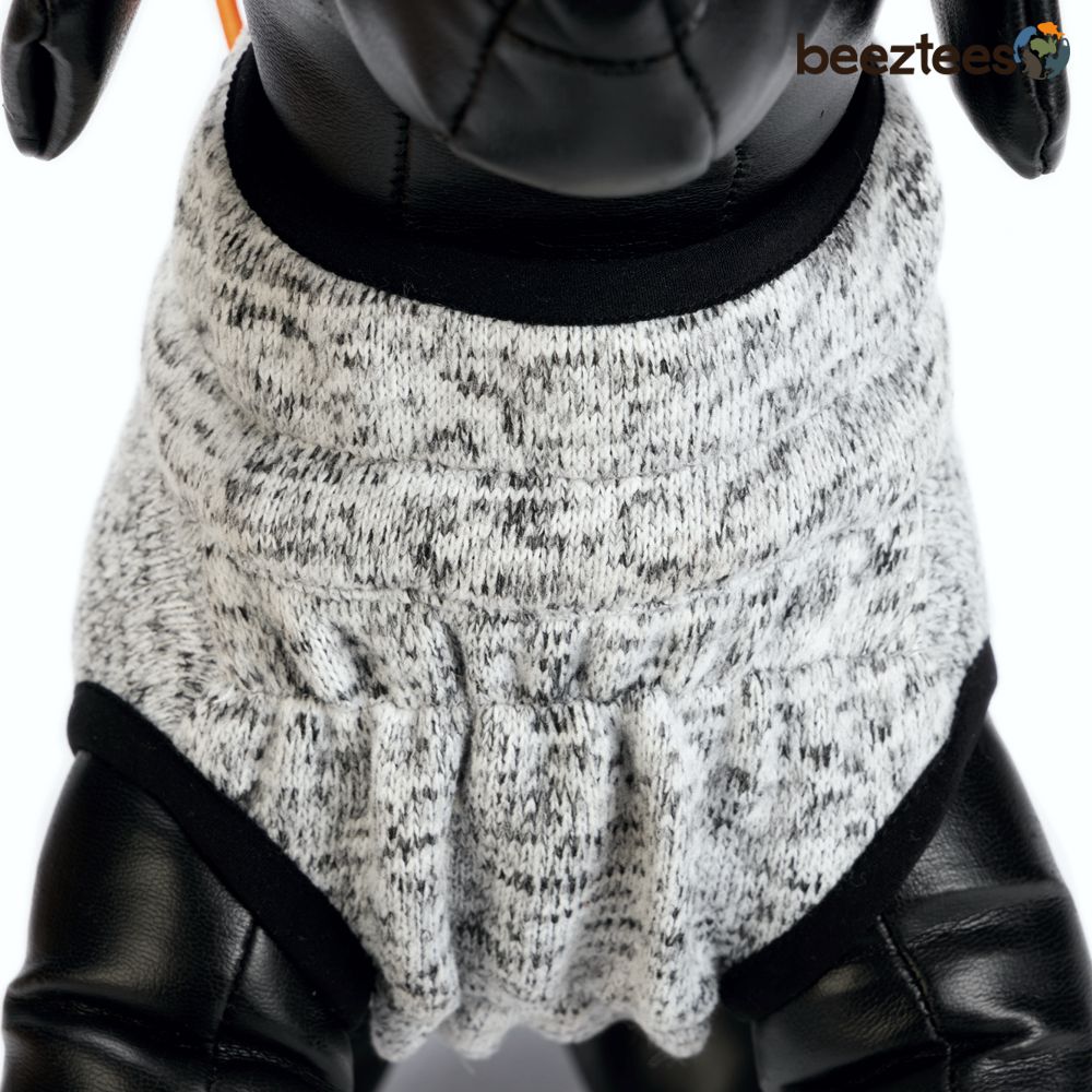 Beeztees Hundepullover CELIA - hellgrau - reflektierend - Sweater Hundemantel
