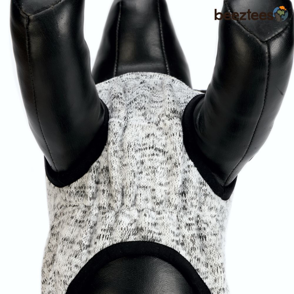 Beeztees Hundepullover CELIA - hellgrau - reflektierend - Sweater Hundemantel
