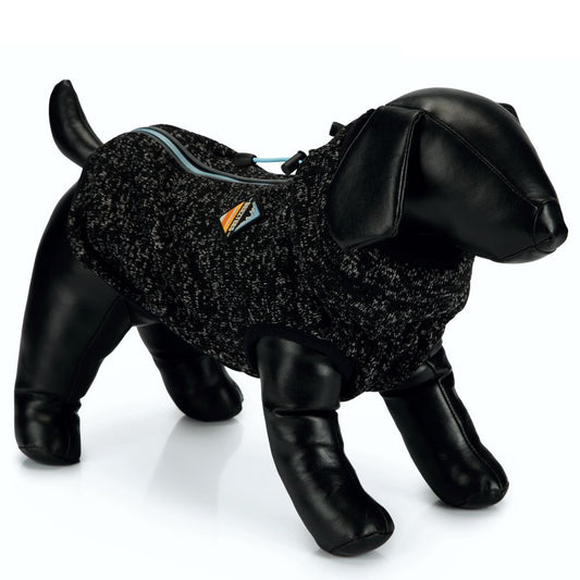 Beeztees Hundepullover CELIA - dunkelgrau - reflektierend - Sweater Hundemantel