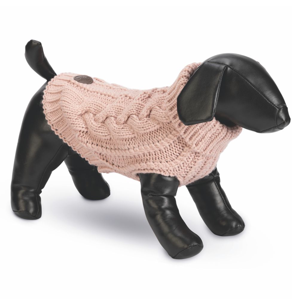 Designed by Lotte Hundepullover HAIDA - rosa Hundejacke Hundemantel Sweater