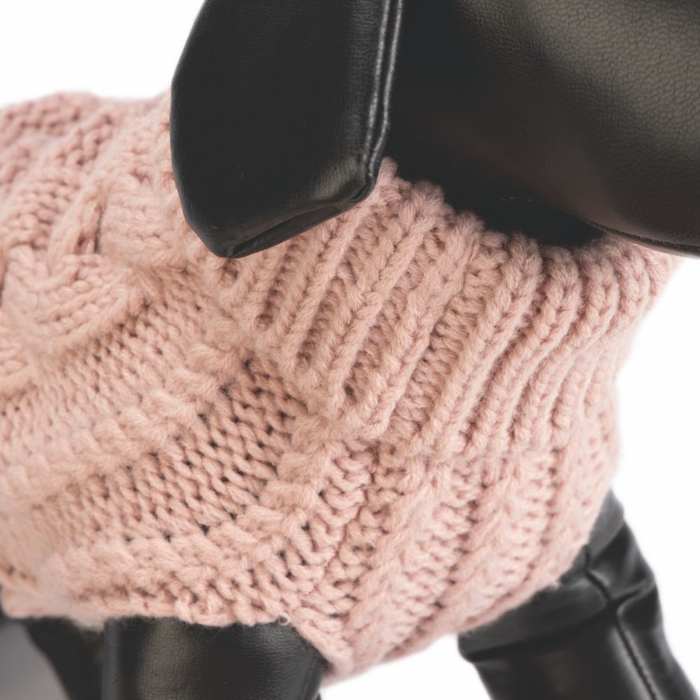 Designed by Lotte Hundepullover HAIDA - rosa Hundejacke Hundemantel Sweater