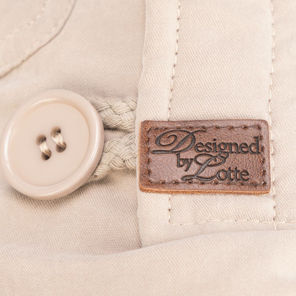 Designed by Lotte Hundemantel PHILOS beige Hundejacke Hundepullover Regenmantel