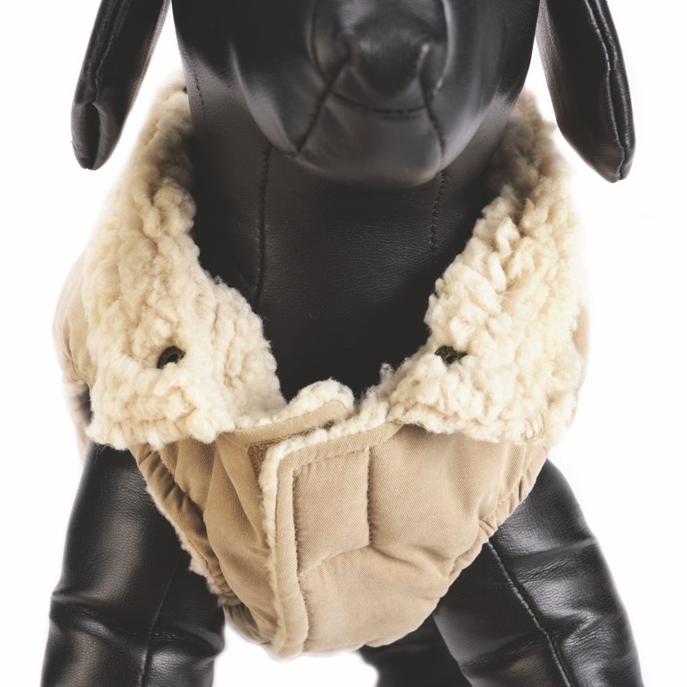 Designed by Lotte Hundemantel PHILOS beige Hundejacke Hundepullover Regenmantel