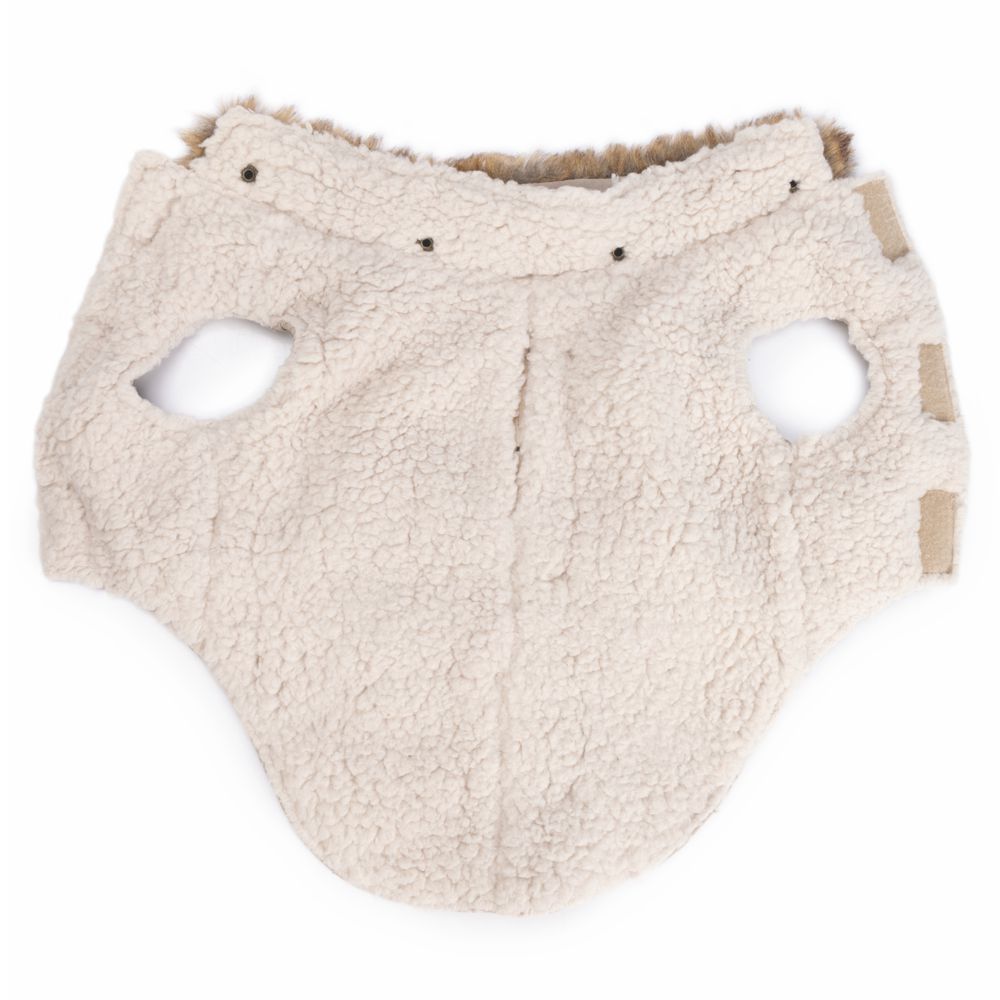 Designed by Lotte Hundemantel PHILOS beige Hundejacke Hundepullover Regenmantel