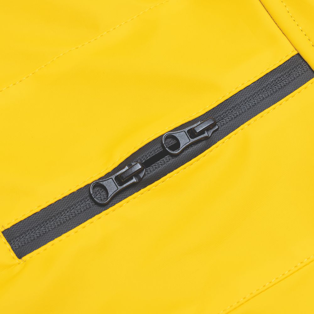 Beeztees Regenmantel CARO - gelb - Hundejacke Hundepullover Hundemantel