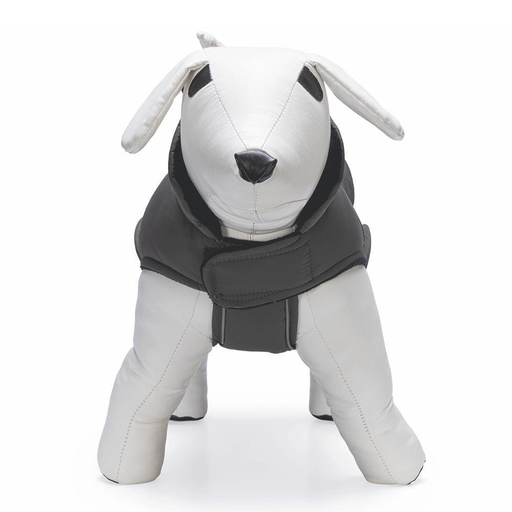 Designed by Lotte Hundemantel ZHANTI - grau Hundejacke Hundepullover Regenmantel