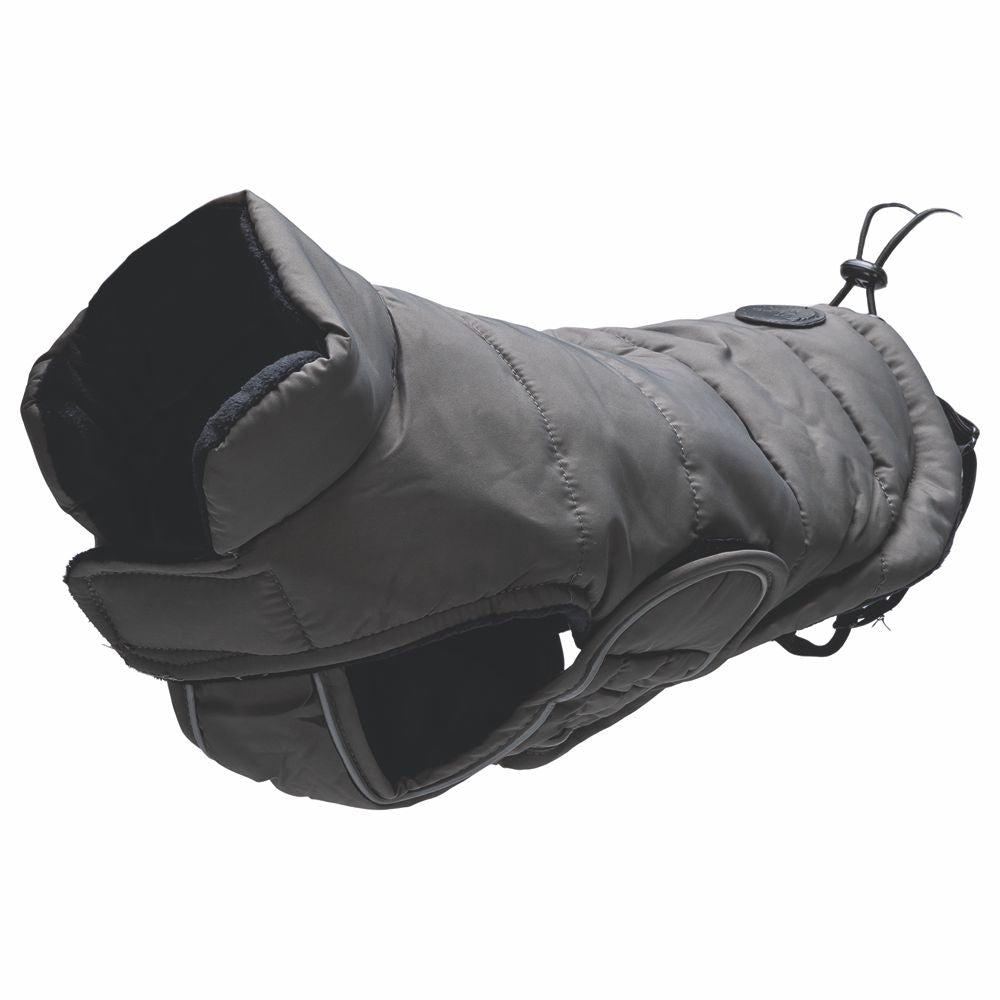 Designed by Lotte Hundemantel ZHANTI - grau Hundejacke Hundepullover Regenmantel