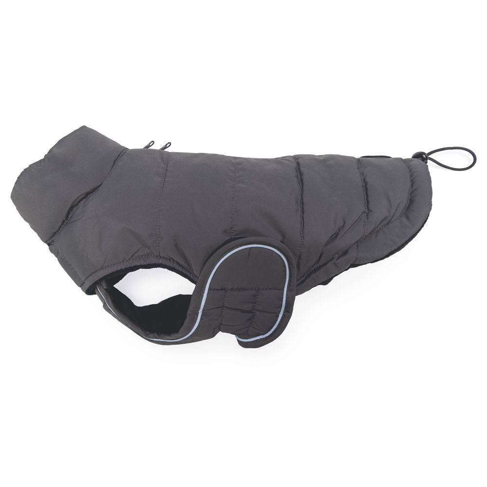 Designed by Lotte Hundemantel ZHANTI - grau Hundejacke Hundepullover Regenmantel