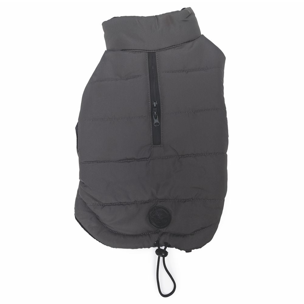 Designed by Lotte Hundemantel ZHANTI - grau Hundejacke Hundepullover Regenmantel