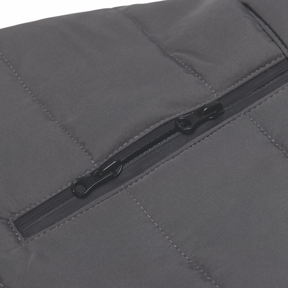 Designed by Lotte Hundemantel ZHANTI - grau Hundejacke Hundepullover Regenmantel