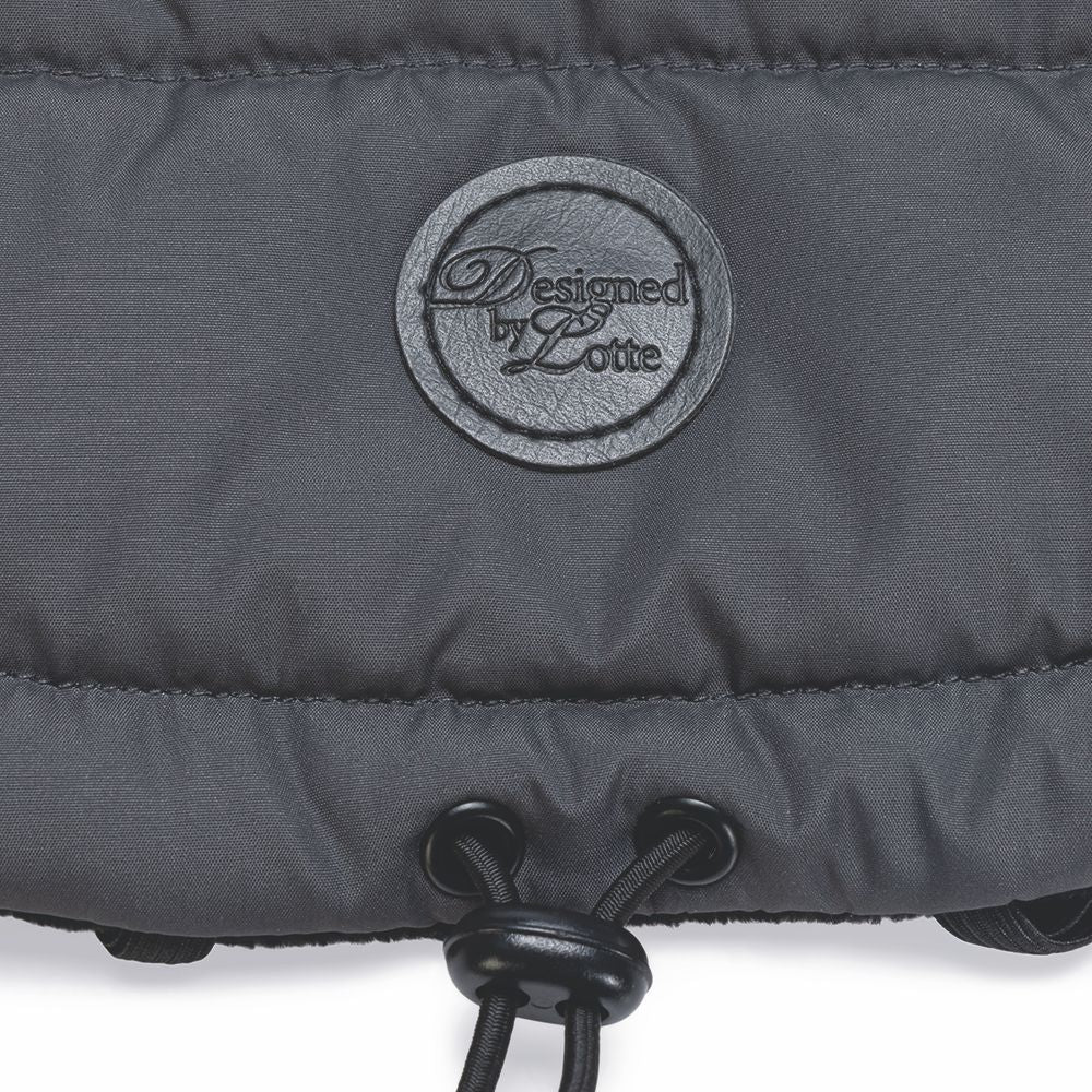 Designed by Lotte Hundemantel ZHANTI - grau Hundejacke Hundepullover Regenmantel