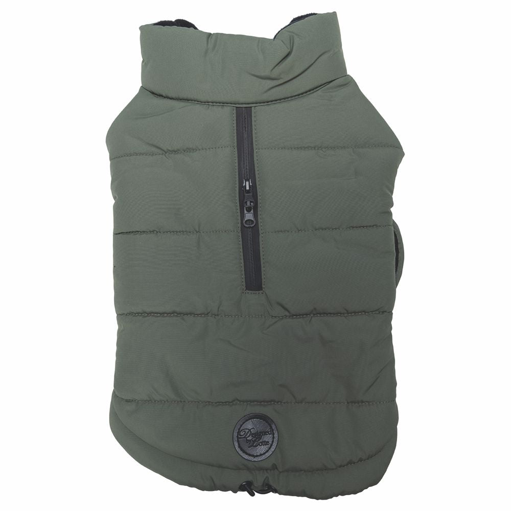 Designed by Lotte Hundemantel ZHANTI - grün Hundejacke Hundepullover Regenmantel