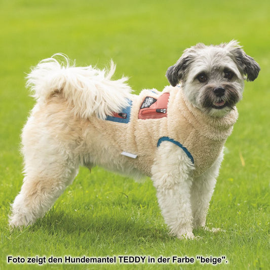 Beeztees Hundemantel TEDDY - taupe - Hundejacke Hundepullover Regenmantel