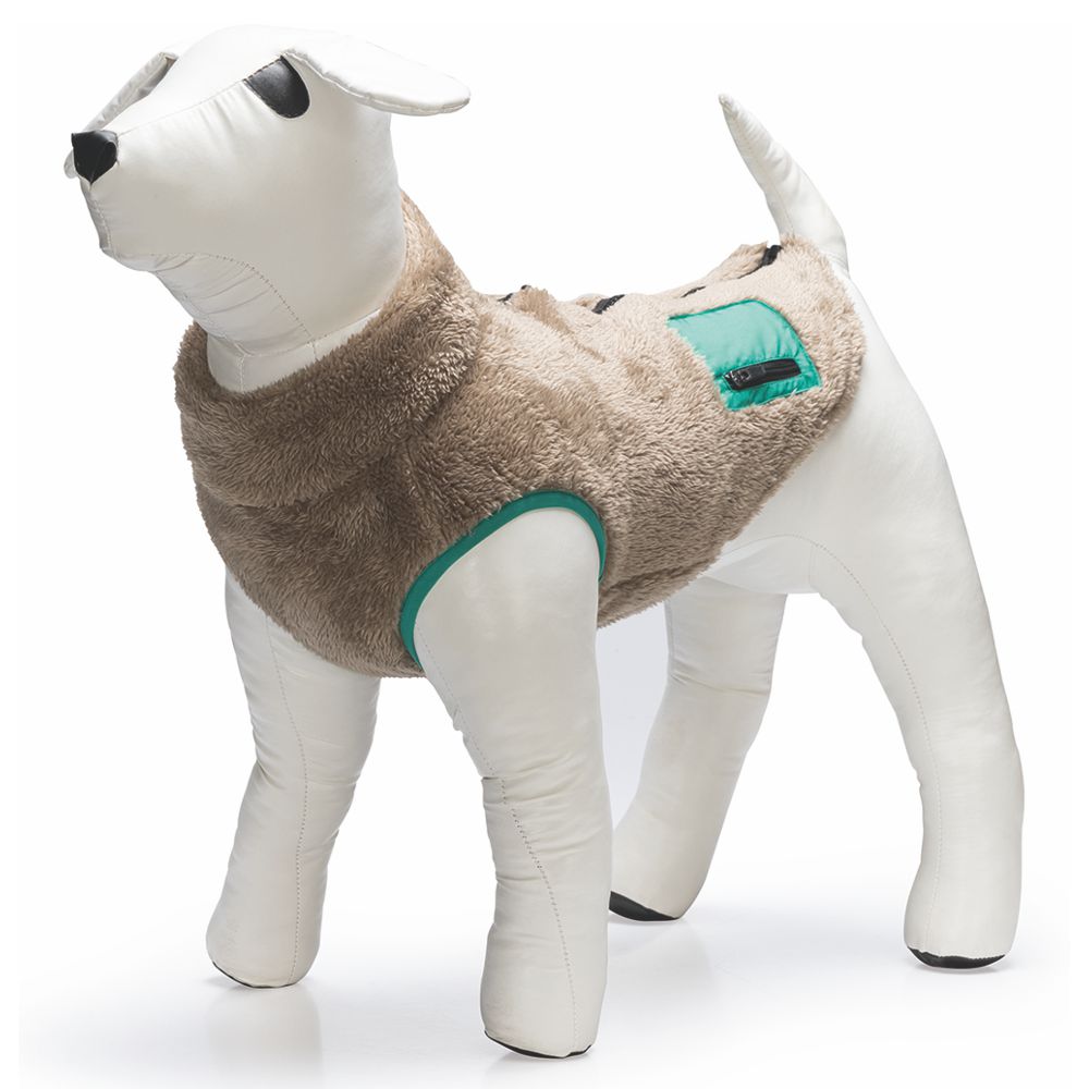Beeztees Hundemantel TEDDY - taupe - 40 cm