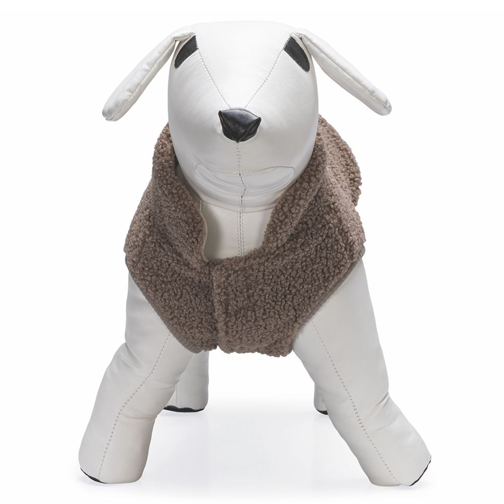 Designed by Lotte Hundepullover MADELEINE - taupe Hundejacke Hundemantel Sweater