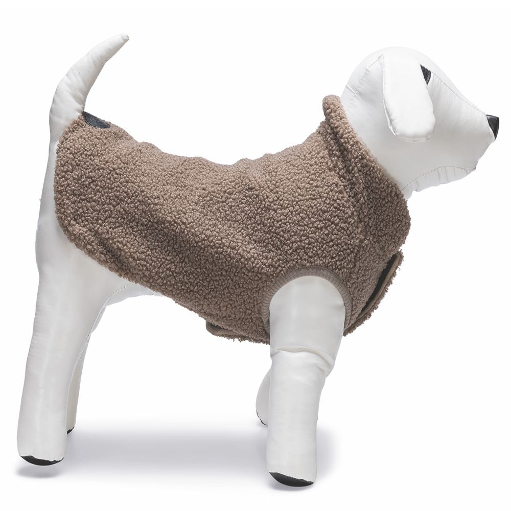 Designed by Lotte Hundepullover MADELEINE - taupe Hundejacke Hundemantel Sweater