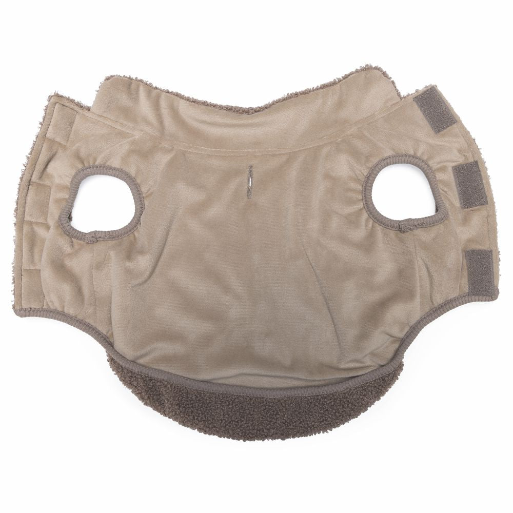 Designed by Lotte Hundepullover MADELEINE - taupe Hundejacke Hundemantel Sweater