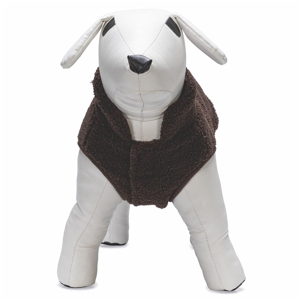 Designed by Lotte Hundepullover MADELEINE - braun Hundejacke Hundemantel Sweater