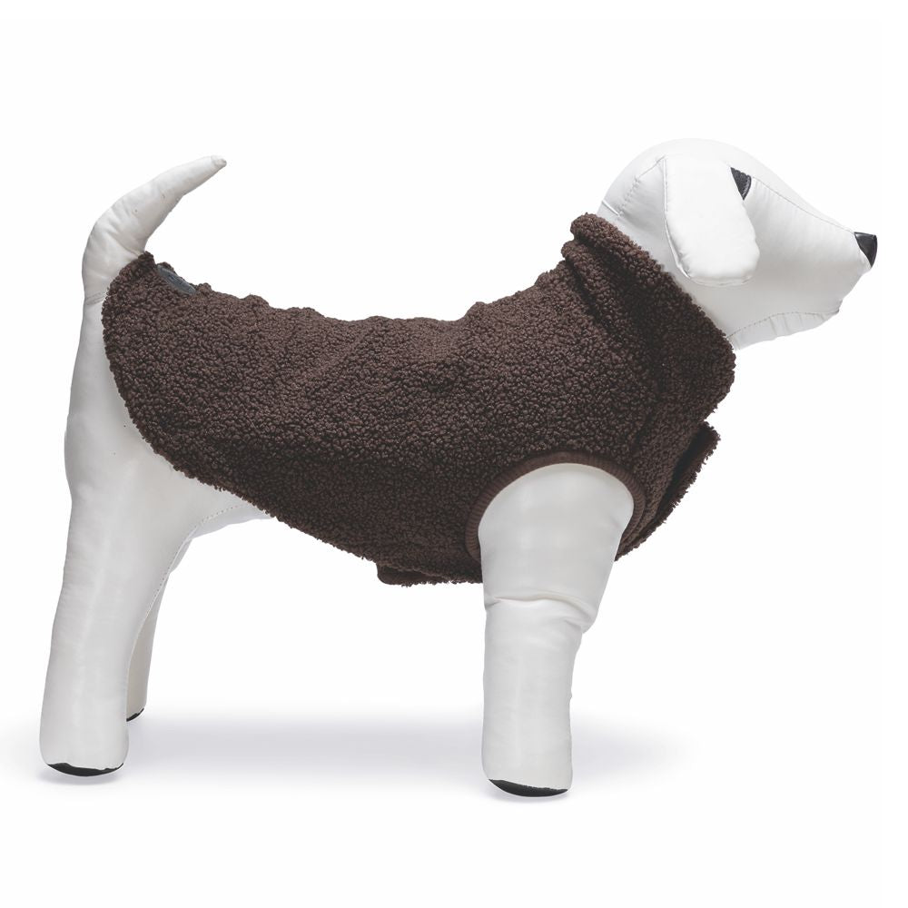Designed by Lotte Hundepullover MADELEINE - braun Hundejacke Hundemantel Sweater