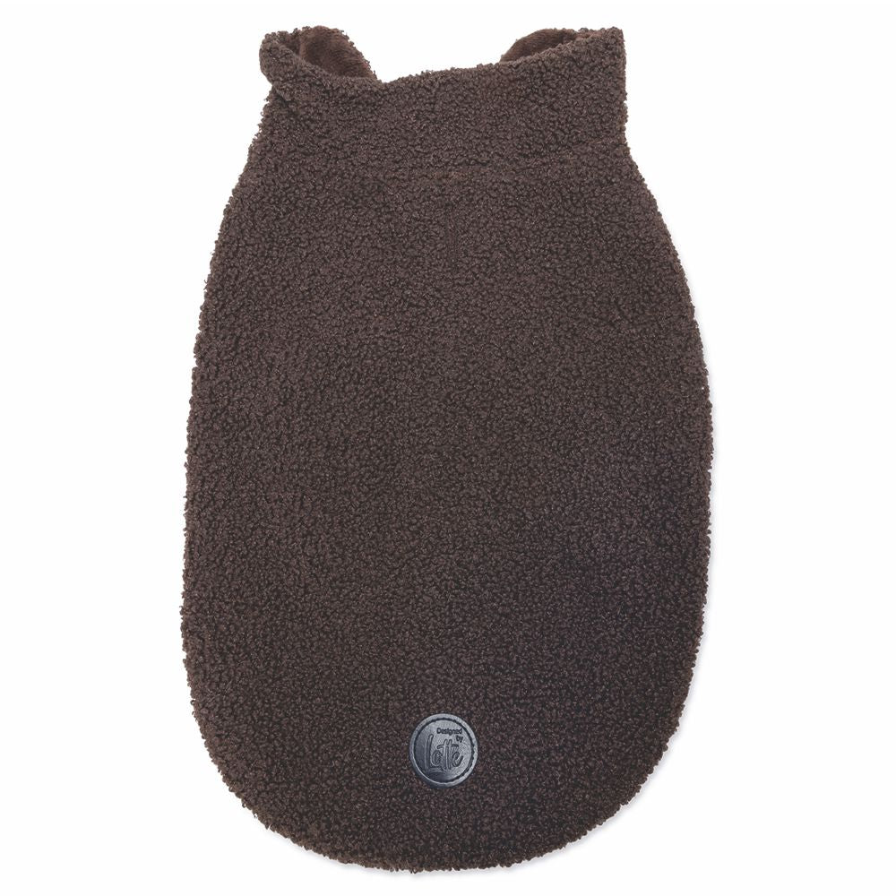 Designed by Lotte Hundepullover MADELEINE - braun Hundejacke Hundemantel Sweater