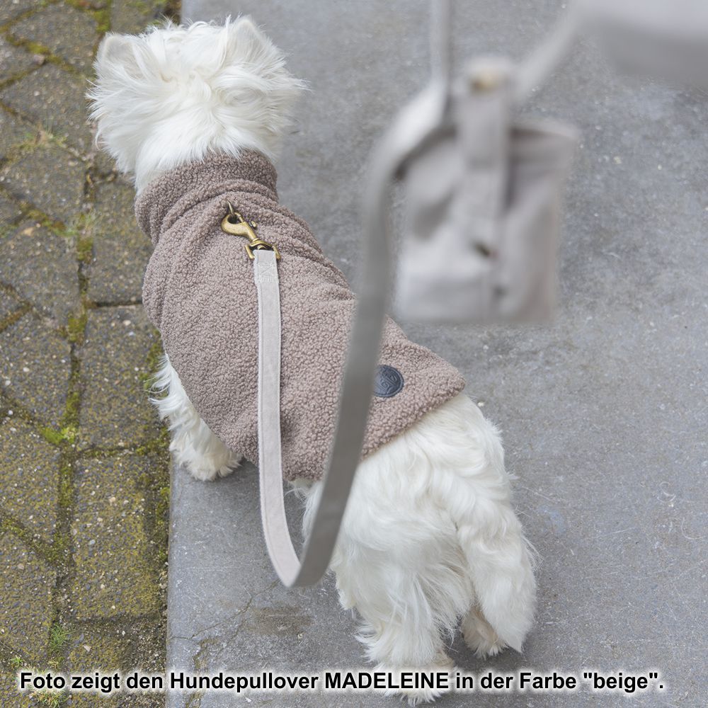 Designed by Lotte Hundepullover MADELEINE - braun Hundejacke Hundemantel Sweater