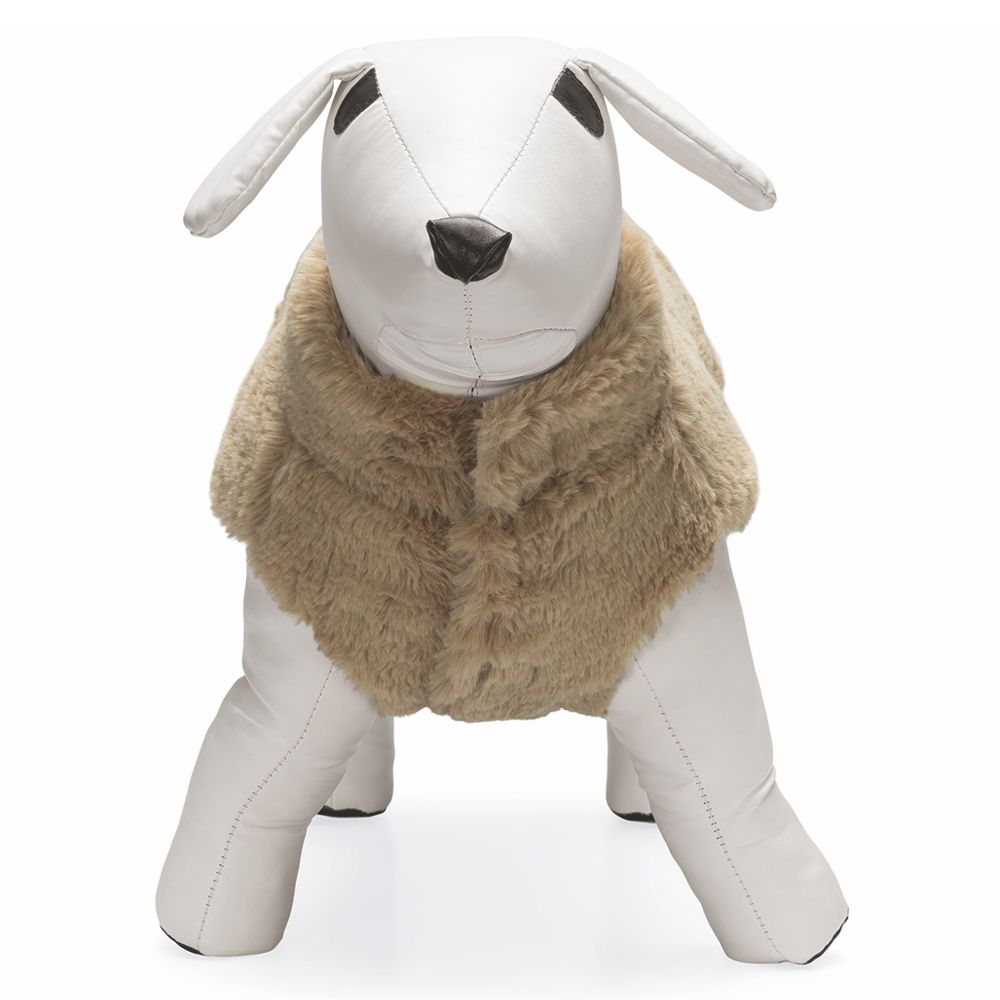 Designed by Lotte Hundemantel VICTORIA - beige - Hundejacke Hundepullover