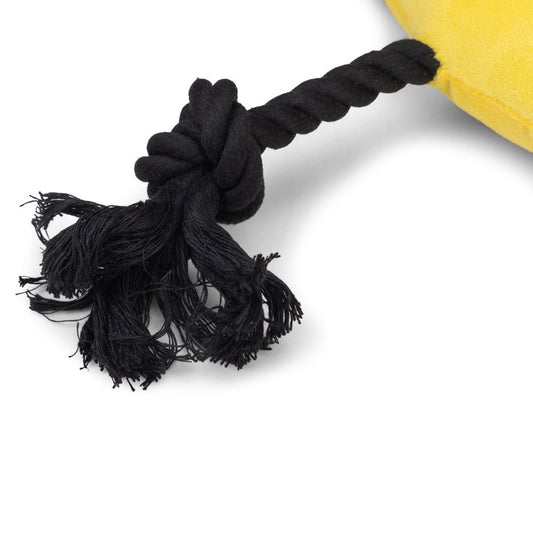 Beeztees Plüsch-Hundespielzeug - 75 cm - mit Seil - Kuscheltier ohne Squeaker