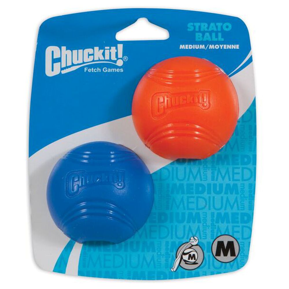 Chuckit! Strato Ball - Apportierspielzeug Hundespielzeug Gummiball - springt gut