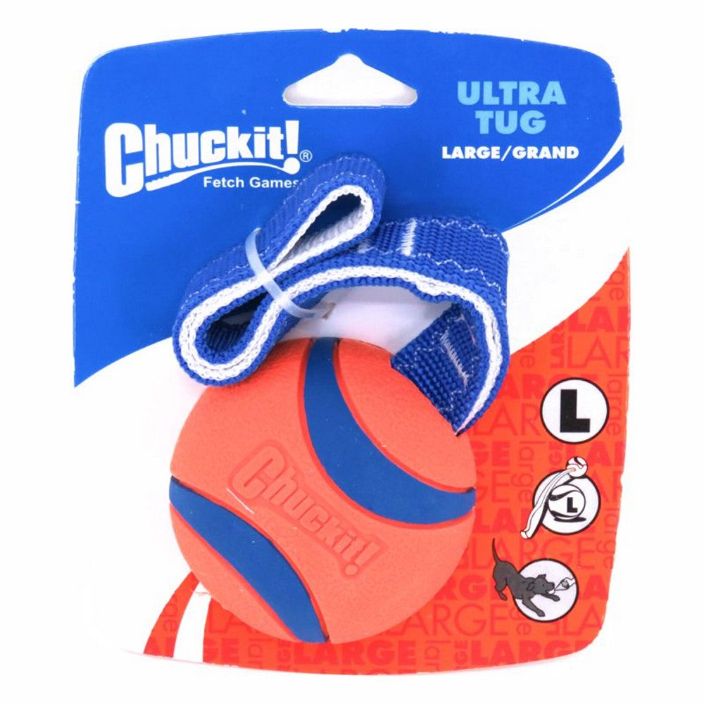 Chuckit! Ultra Tug - Ball mit Wurfschlaufe - Apportierspielzeug Zerrspielzeug