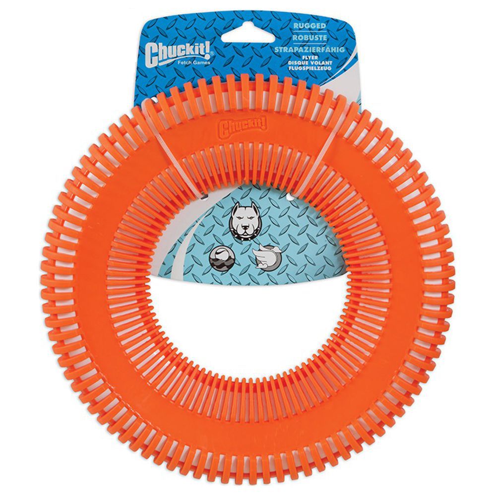 Chuckit! Rugged Flyer - Apportierspielzeug Hundespielzeug Frisbee Wurfscheibe