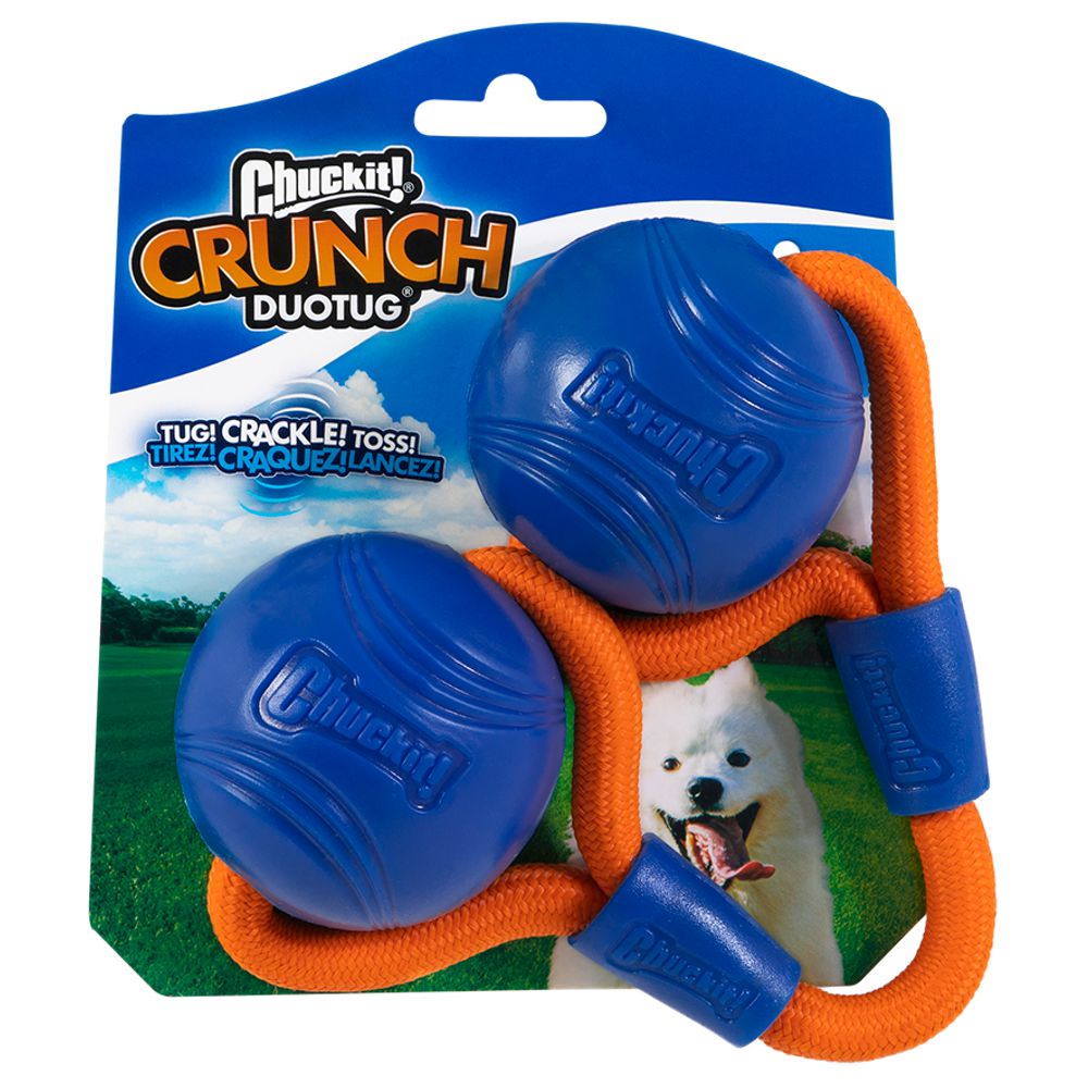 Chuckit! Super Crunch Ball - Apportierspielzeug Hundespielzeug - knistert knarrt