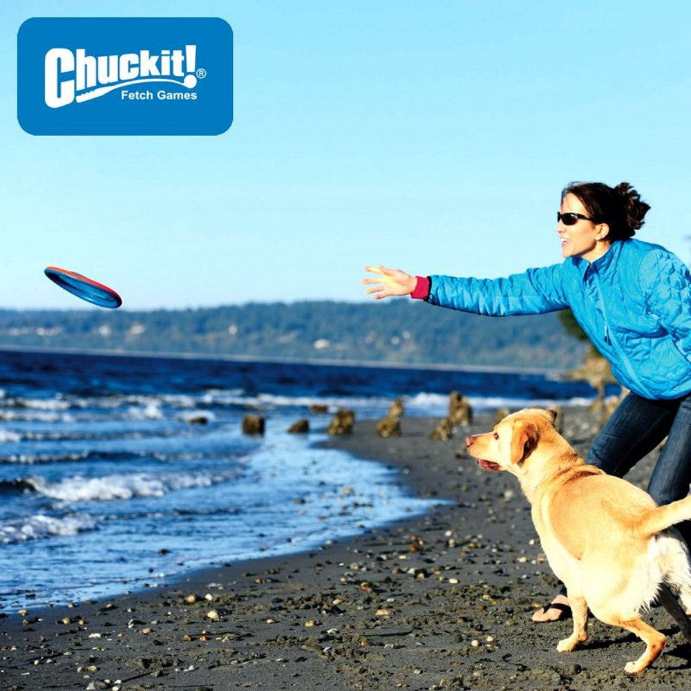 Chuckit! Paraflight Apportierspielzeug Hundespielzeug Frisbee Wurfscheibe Flyer