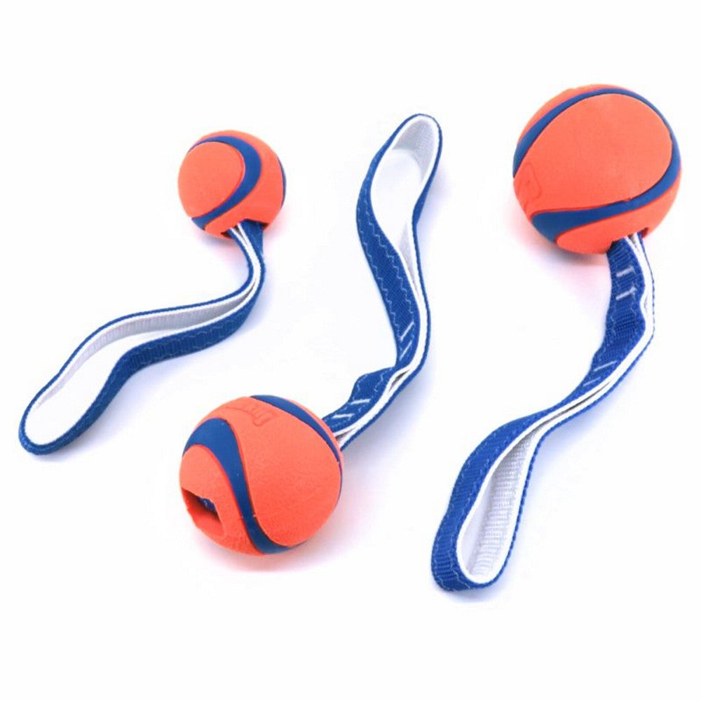 Chuckit! Ultra Tug - Ball mit Wurfschlaufe - Apportierspielzeug Zerrspielzeug