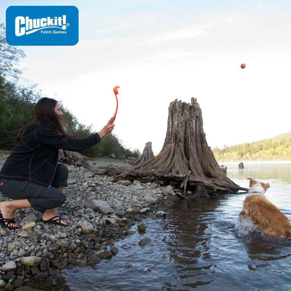 Chuckit! Junior Ball Launcher 18M - 45 cm lang - Größe M - Ballschleuder Werfer