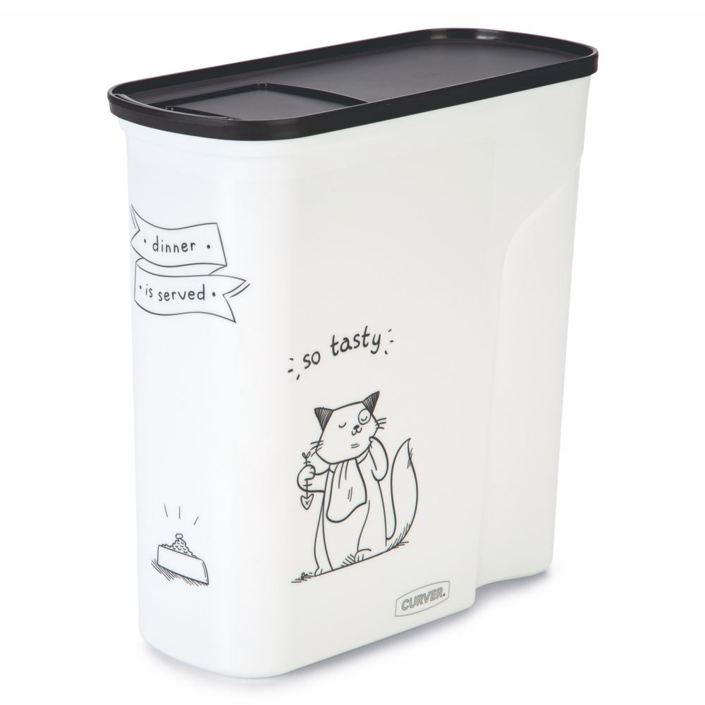 Curver Futterbox - 6 ltr / 2,5 kg - Snack Behälter Container Dose für Katzen