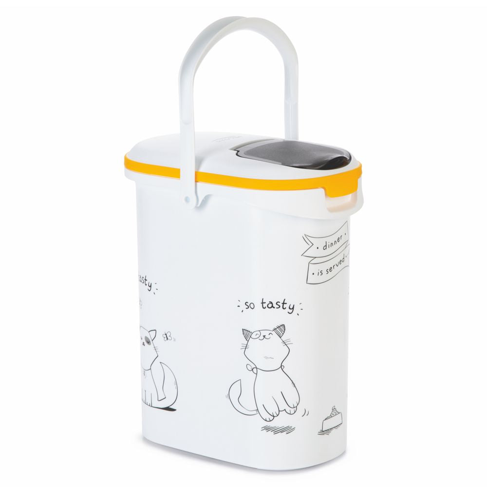 Curver Futterbox - 10 ltr / 4 kg - Snack Behälter Container Dose für Katzen