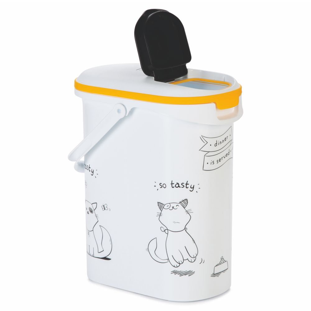 Curver Futterbox - 10 ltr / 4 kg - Snack Behälter Container Dose für Katzen