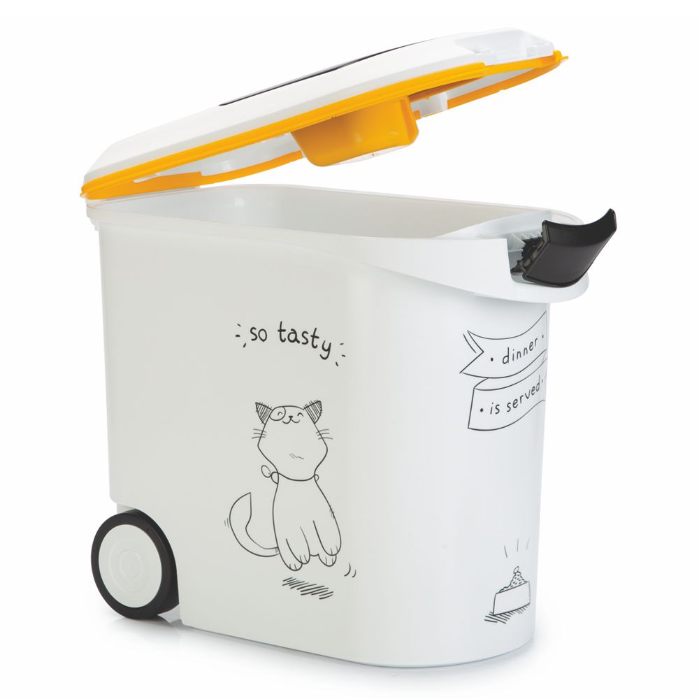 Curver Futterbox - 35 ltr / 12 kg - Snack Behälter Container Dose für Katzen