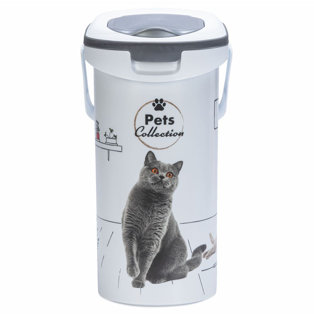 Curver Futterbox - 10 ltr / 4 kg - Snack Behälter Container Dose für Katzen